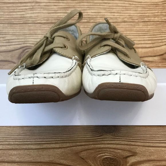 Sam & Libby Madison Ivory / Tan Leather Loafer 5.5 - Picture 6 of 8